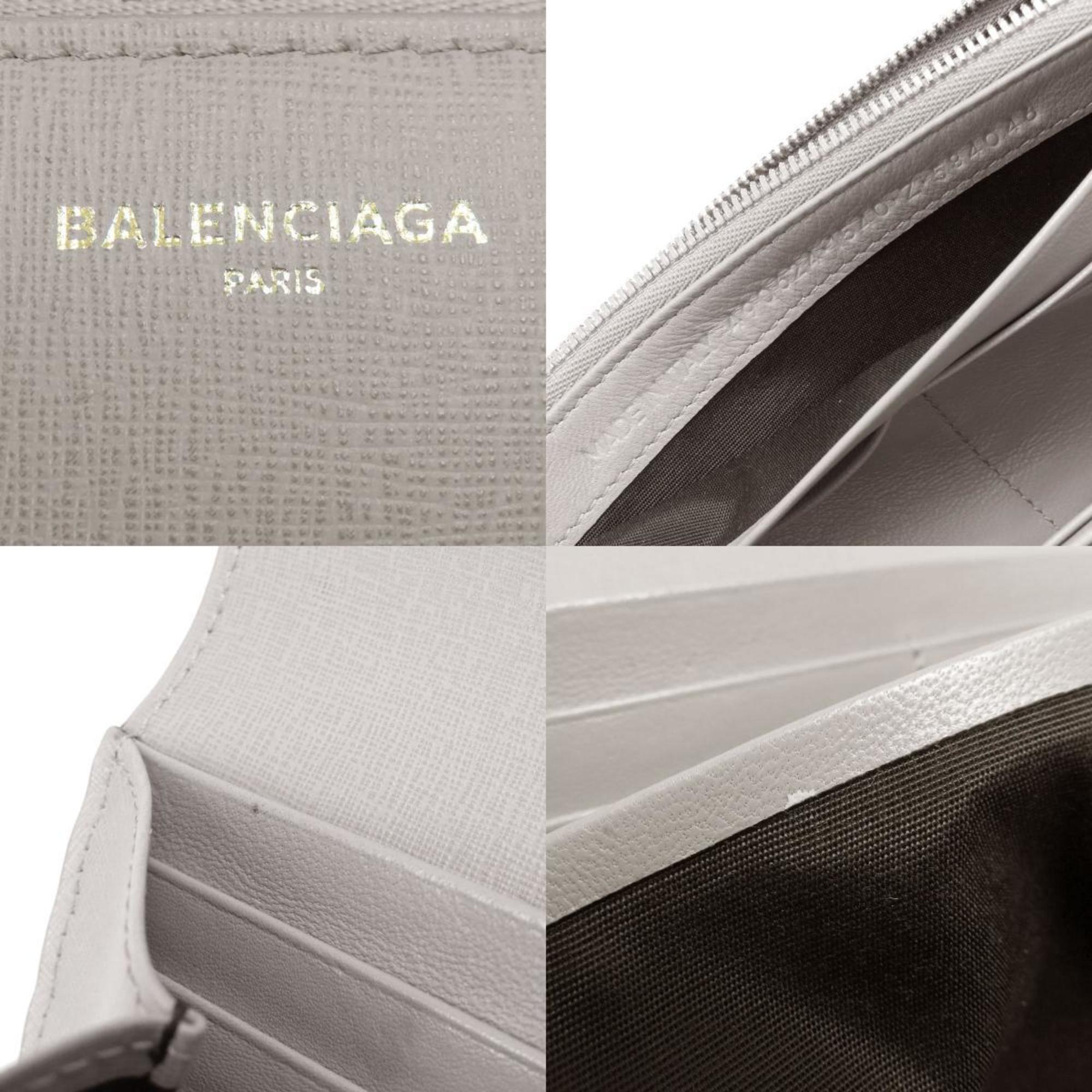 BALENCIAGA 490624 Long Wallet Leather Women's