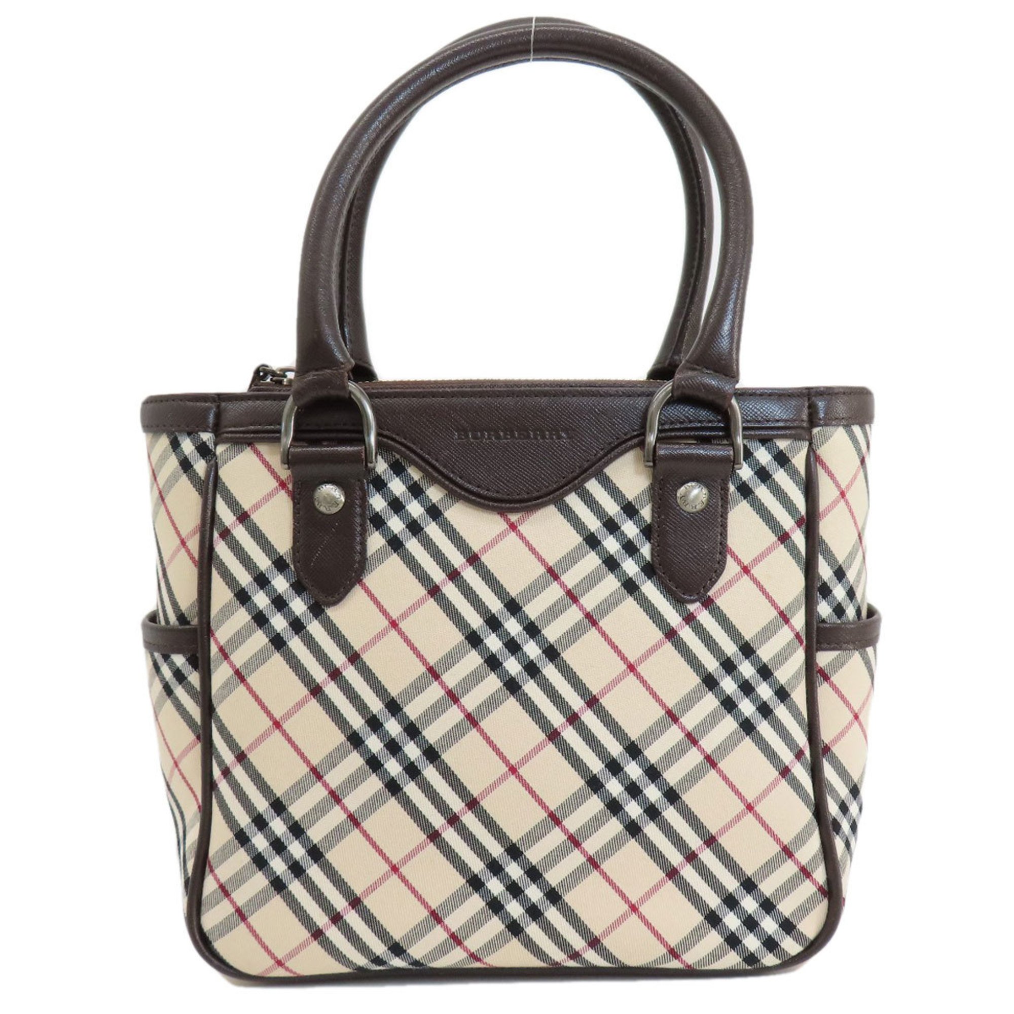 Burberry Nova Check Tote Bag Canvas Women's BURBERRY