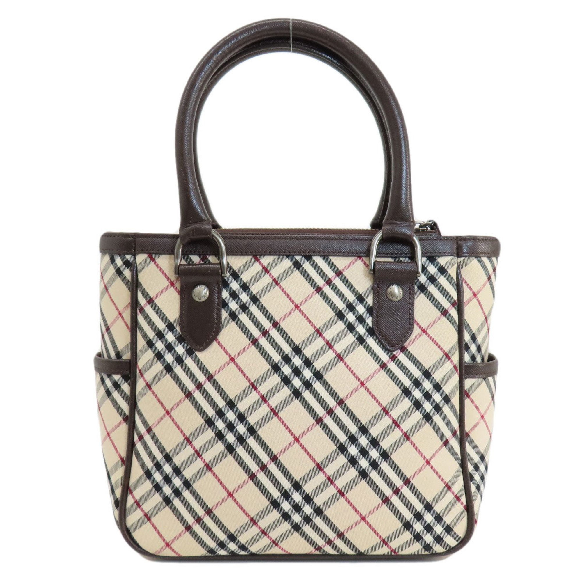 Burberry Nova Check Tote Bag Canvas Women's BURBERRY