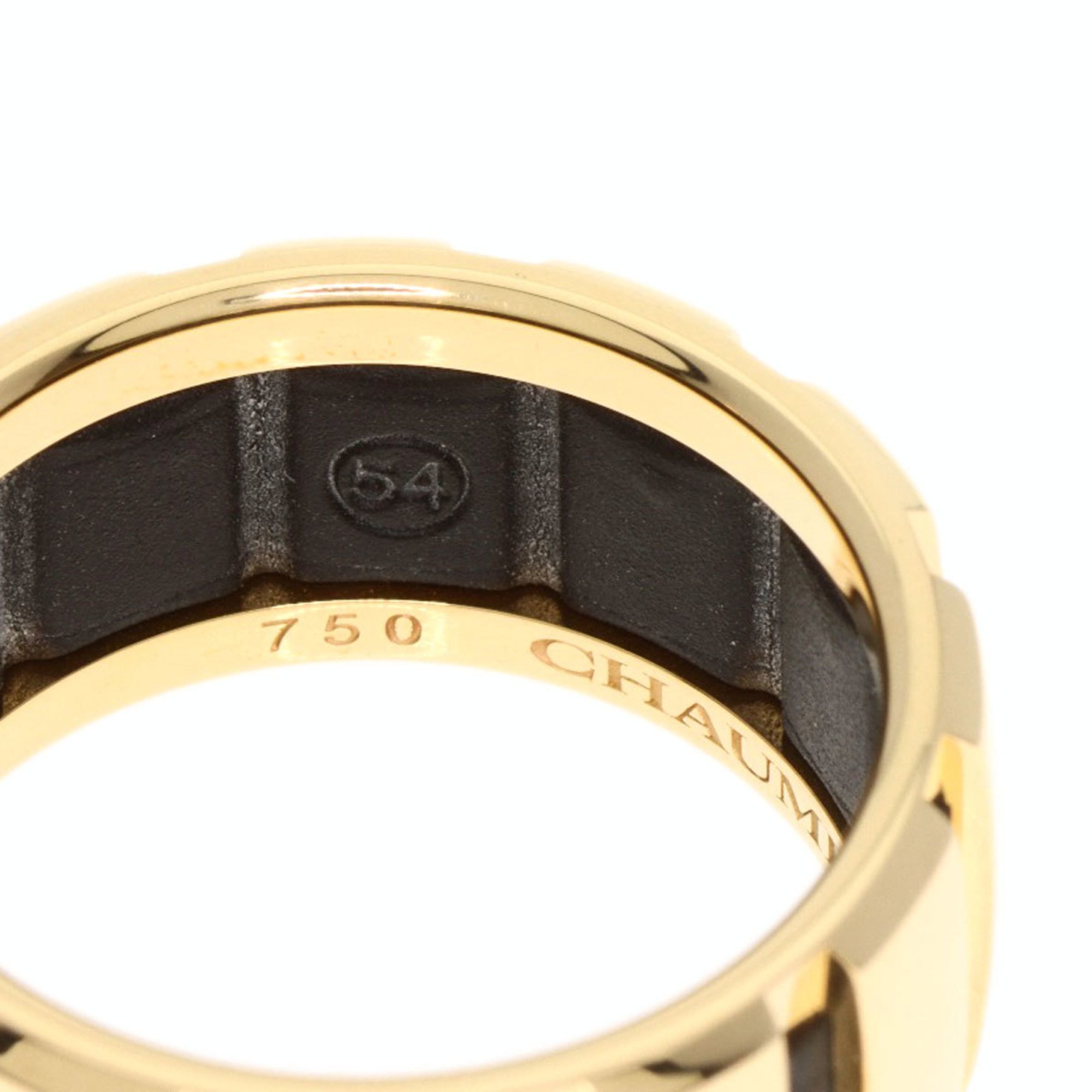 Chaumet Class One MM #54 #53 Ring, 18K Yellow Gold, Women's