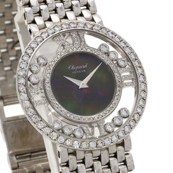 Chopard 21-2944 Happy Diamonds Watch, K18 White Gold, K18WG, Diamond, Men's,