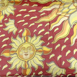 Hermes Sun Pattern Large Scarf/Scarf Stole Cotton Women's HERMES