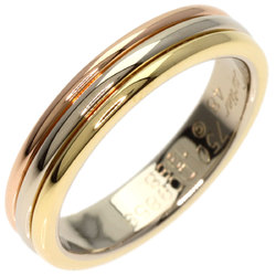 Cartier Three Color #48 Ring, K18 Yellow Gold, K18PG, K18WG, Women's, CARTIER