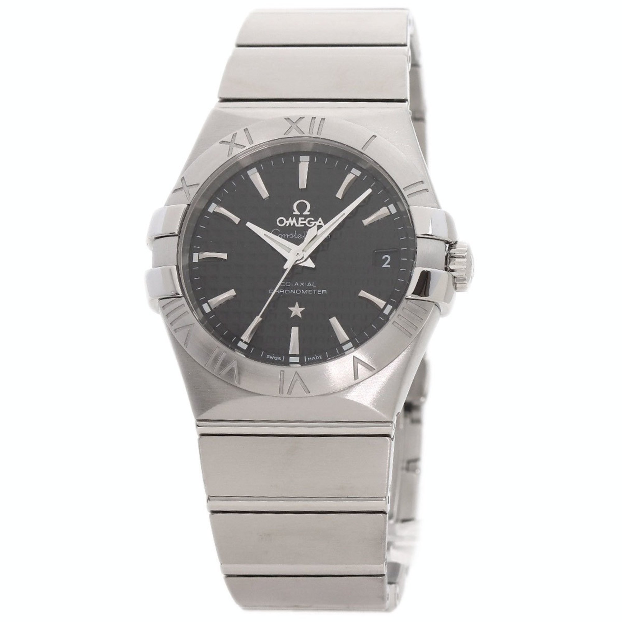 OMEGA 123.10.35.20.01.002 Constellation Co-Axial 35mm Watch Stainless Steel SS Ladies