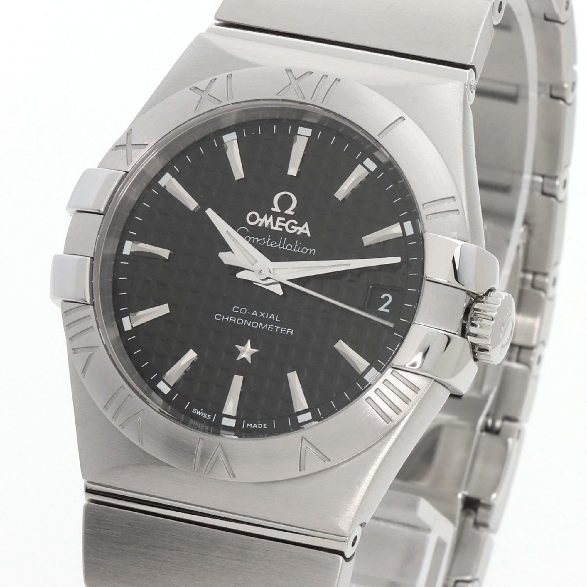 OMEGA 123.10.35.20.01.002 Constellation Co-Axial 35mm Watch Stainless Steel SS Ladies