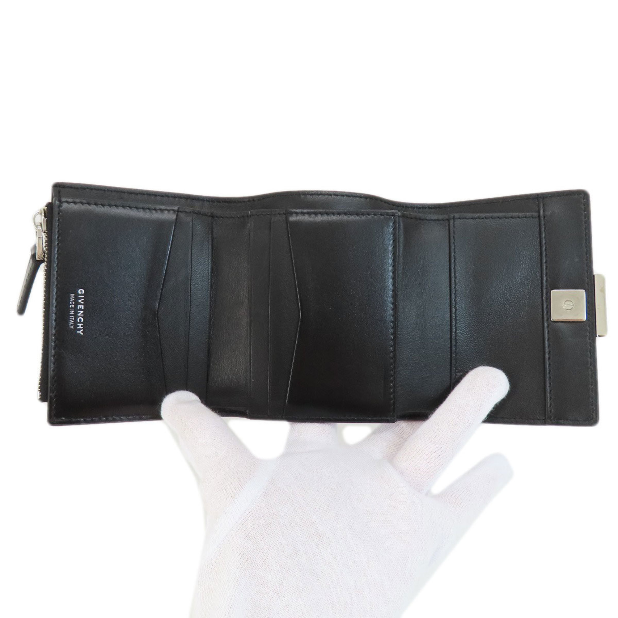 Givenchy Bi-fold Wallet Leather Women's GIVENCHY