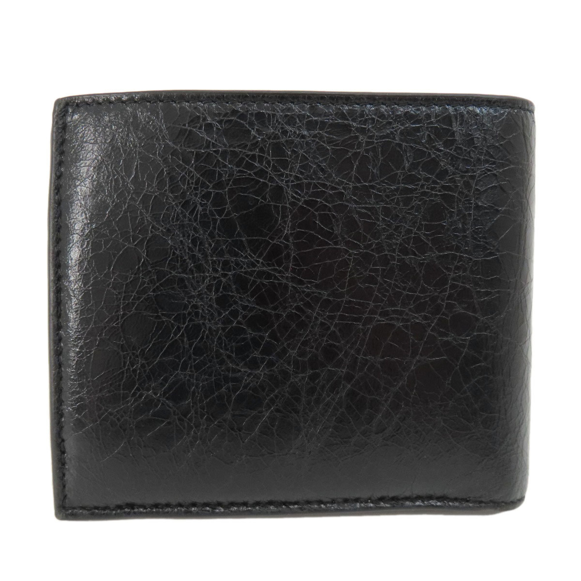 BALENCIAGA 779971 BB Bi-fold Wallet Leather Women's