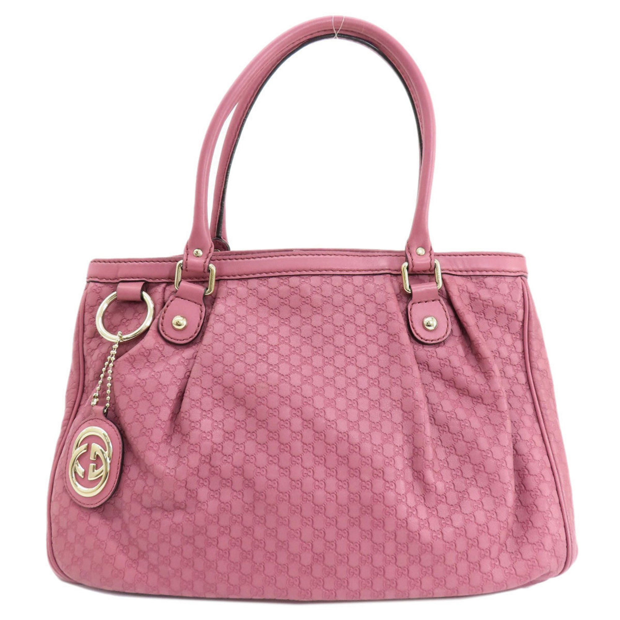 GUCCI 296835 Micro Guccissima Tote Bag Calfskin Women's