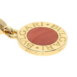 BVLGARI Coral Pendant Top K18 Yellow Gold Women's