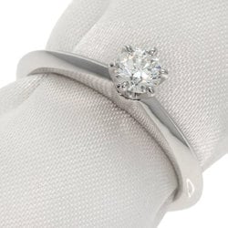 Tiffany Solitaire 1P Diamond Ring, Platinum PT950, Women's, TIFFANY&Co.