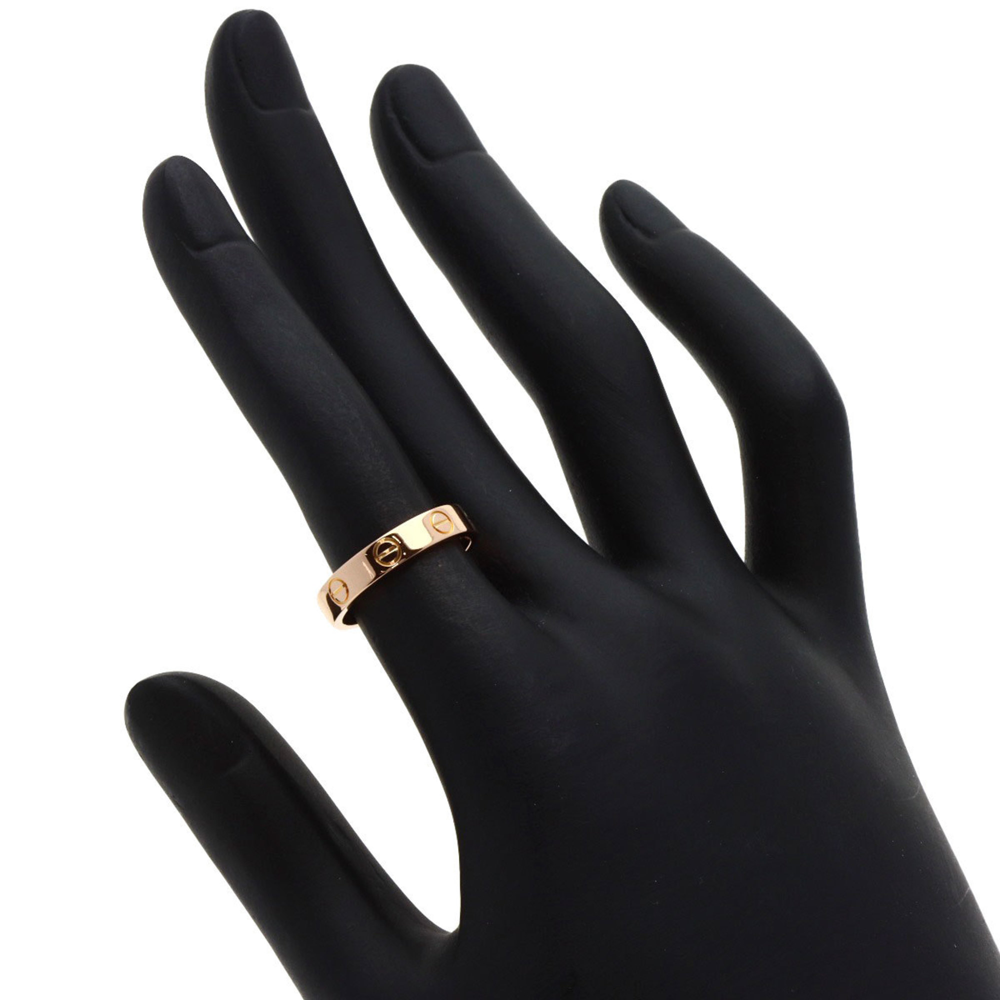 Cartier Love Ring #49 Ring, K18 Pink Gold, Women's CARTIER