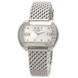 Baume & Mercier Hampton City Diamond Watch Stainless Steel SS Men's