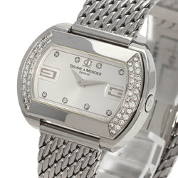 Baume & Mercier Hampton City Diamond Watch Stainless Steel SS Men's