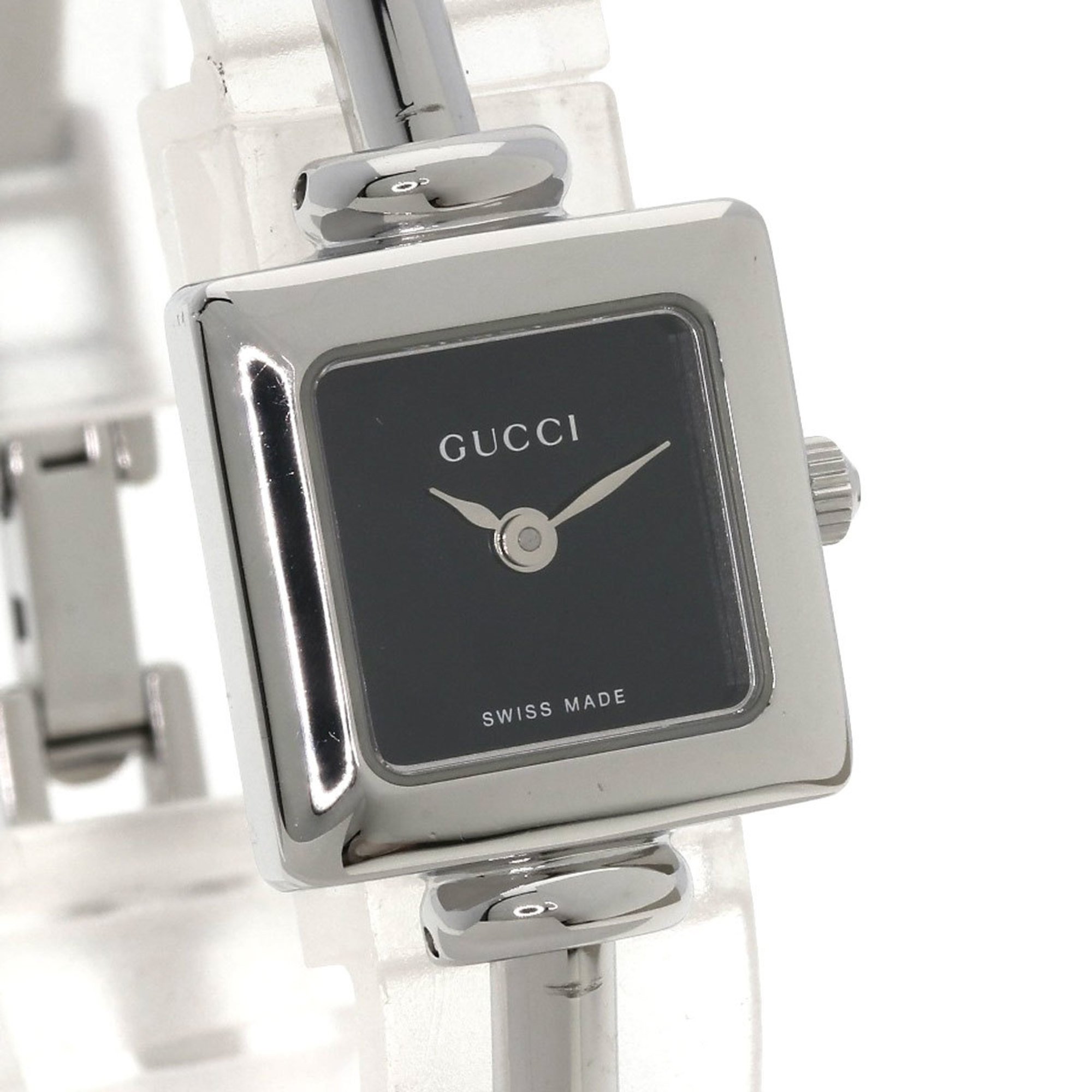 Gucci 1900L Square Face Watch Stainless Steel SS Ladies GUCCI