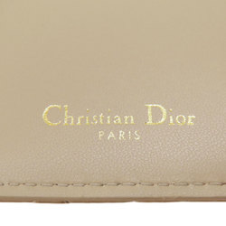 Christian Dior Caro Dahlia Wallet Bi-fold wallet Leather Women's CHRISTIAN DIOR