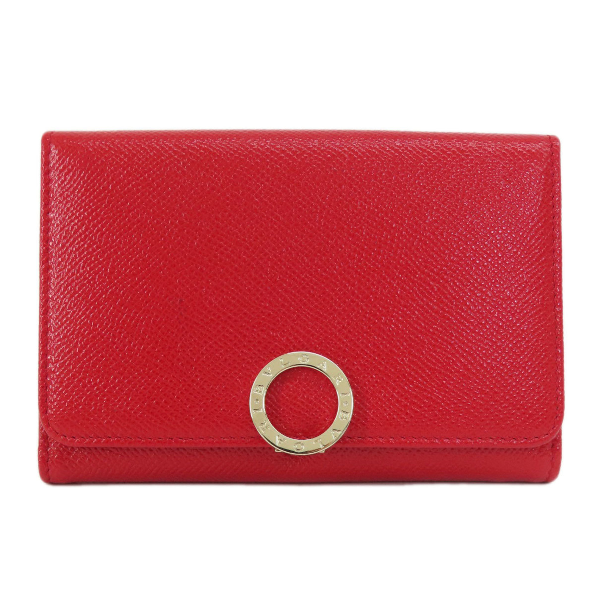 BVLGARI Bi-fold wallet Leather Women's