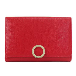 BVLGARI Bi-fold wallet Leather Women's