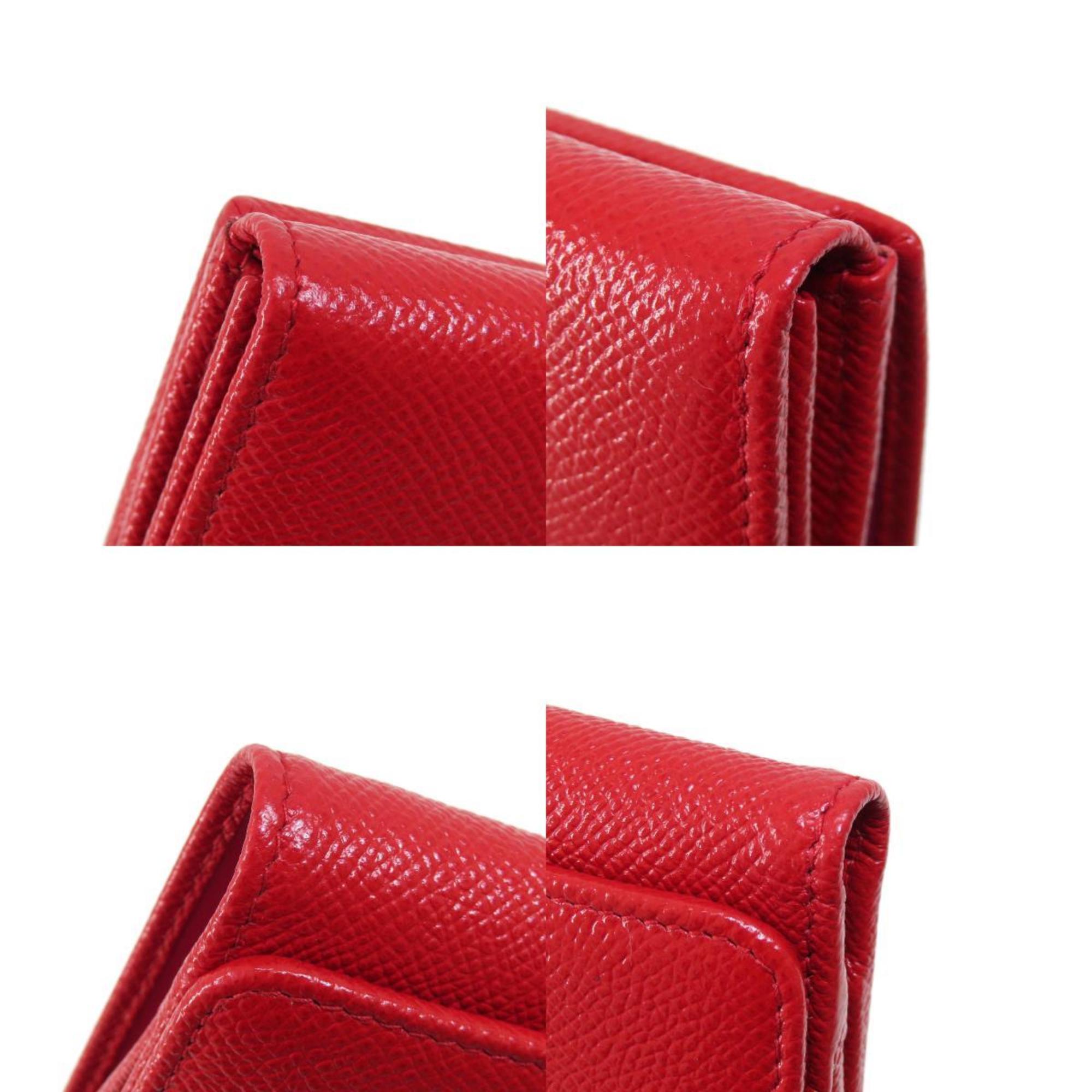 BVLGARI Bi-fold wallet Leather Women's