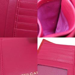 BVLGARI Bi-fold wallet Leather Women's