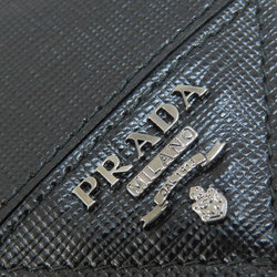 Prada Saffiano Business Card Holder/Card Case Leather Women's PRADA