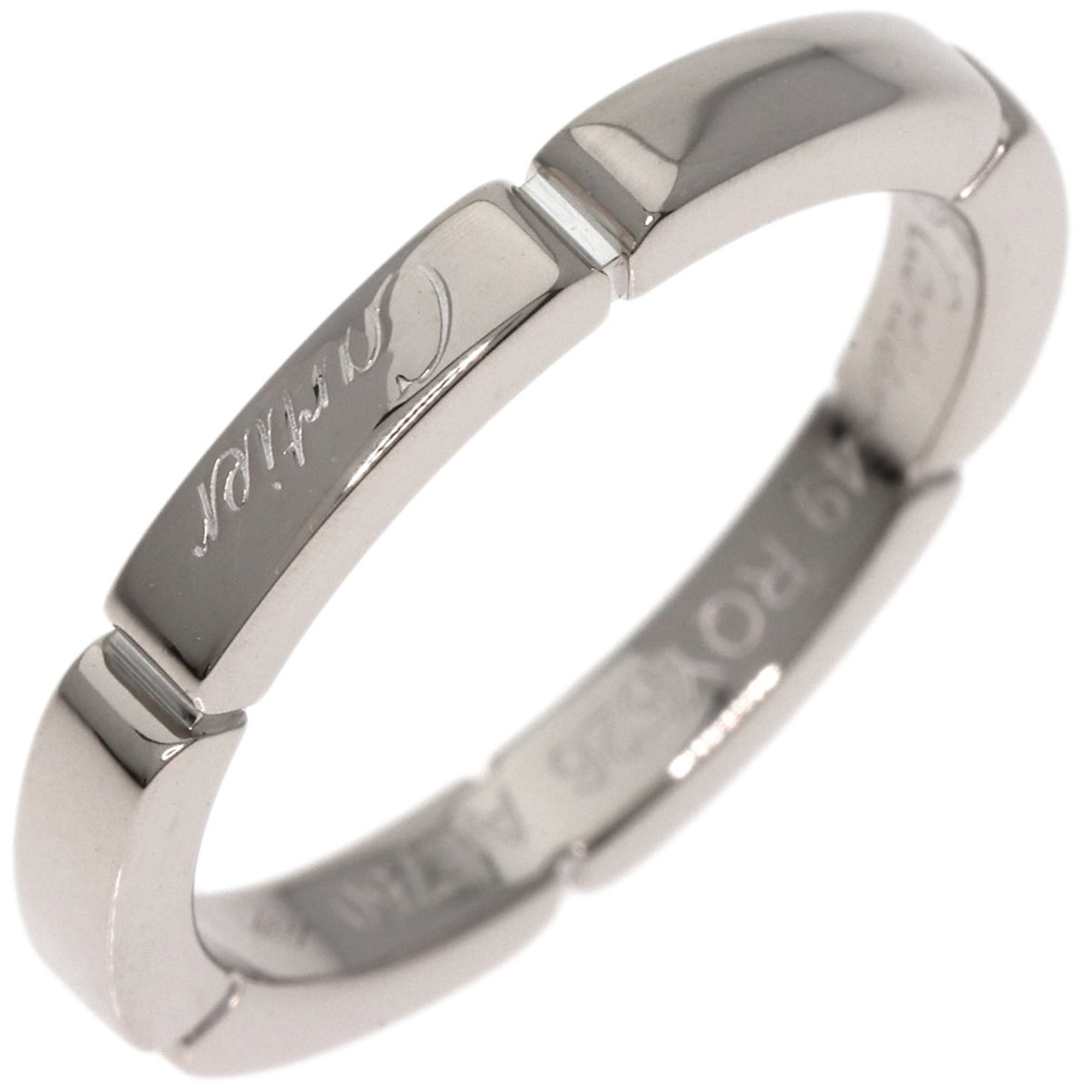 Cartier Maillon Panthere #49 Ring, 18K White Gold, Women's, CARTIER