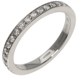 BVLGARI Dedicata A Venezia Half Eternity Diamond #51 Ring, Platinum PT950, Women's