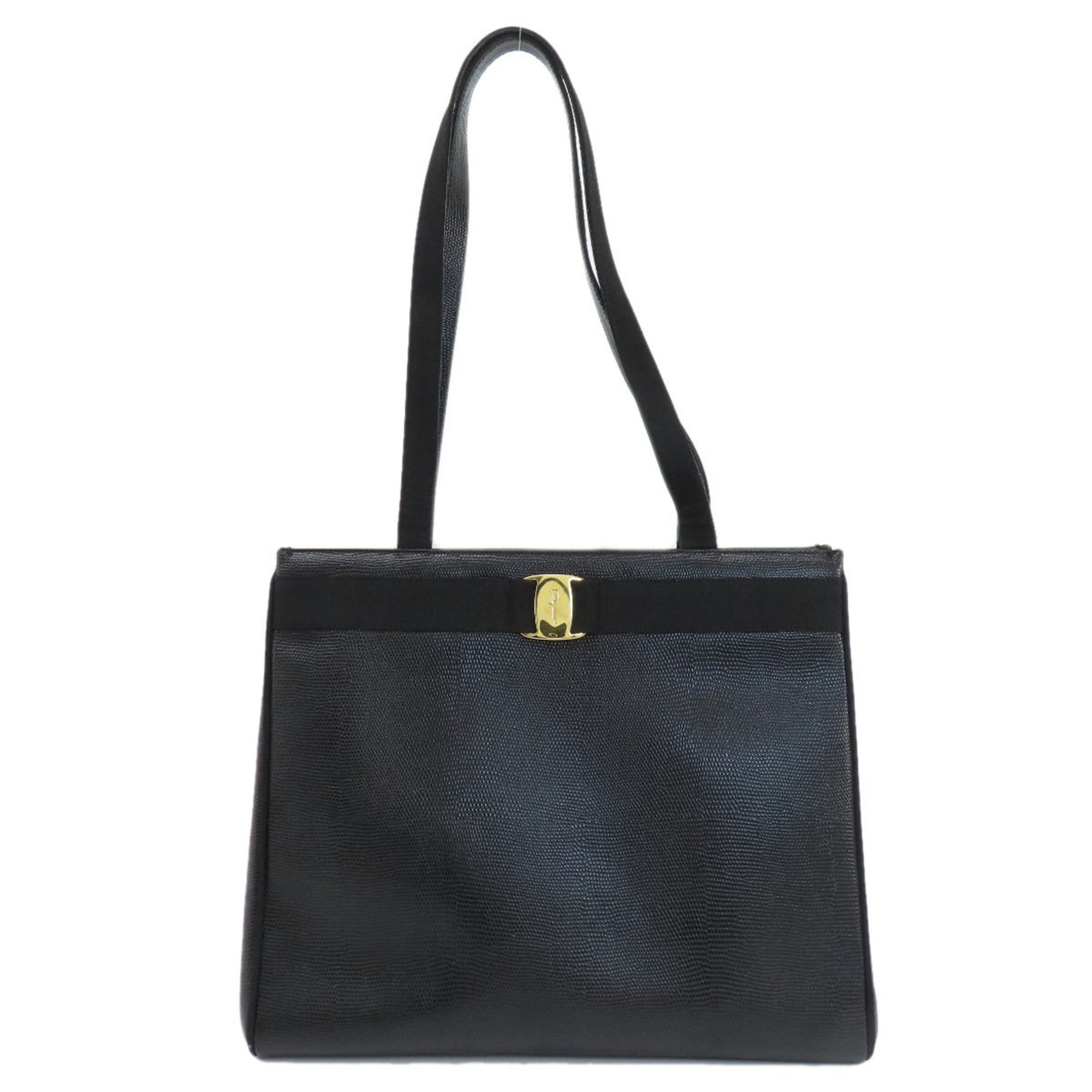 Salvatore Ferragamo Vara Tote Bag Leather Women's