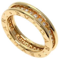 BVLGARI B-zero1 1 band XS Diamond #49 Ring K18 Yellow Gold Women's