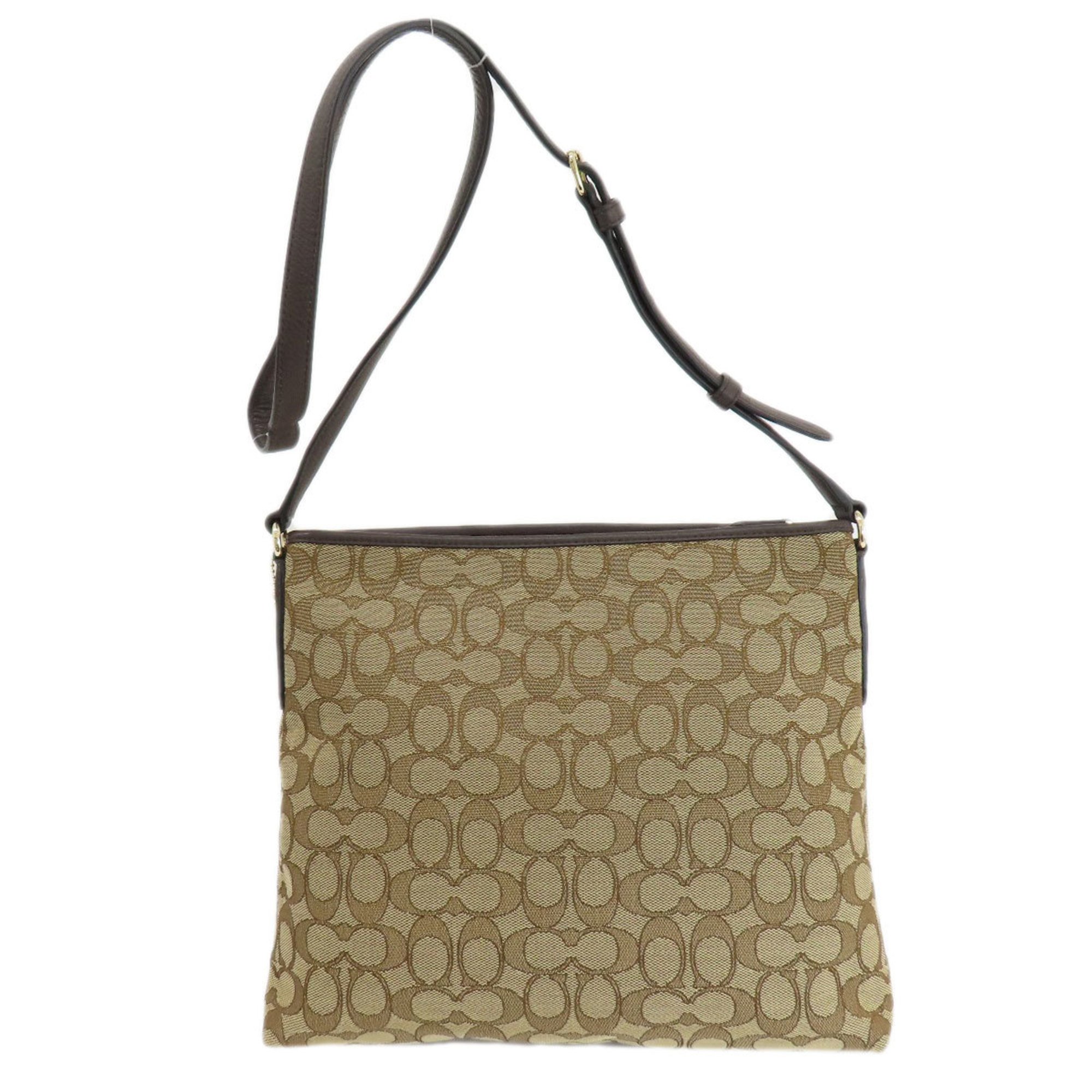 Coach F36182 Signature Shoulder Bag Canvas Women's COACH