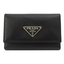 Prada SPR02A Saffiano hardware key case leather women's PRADA