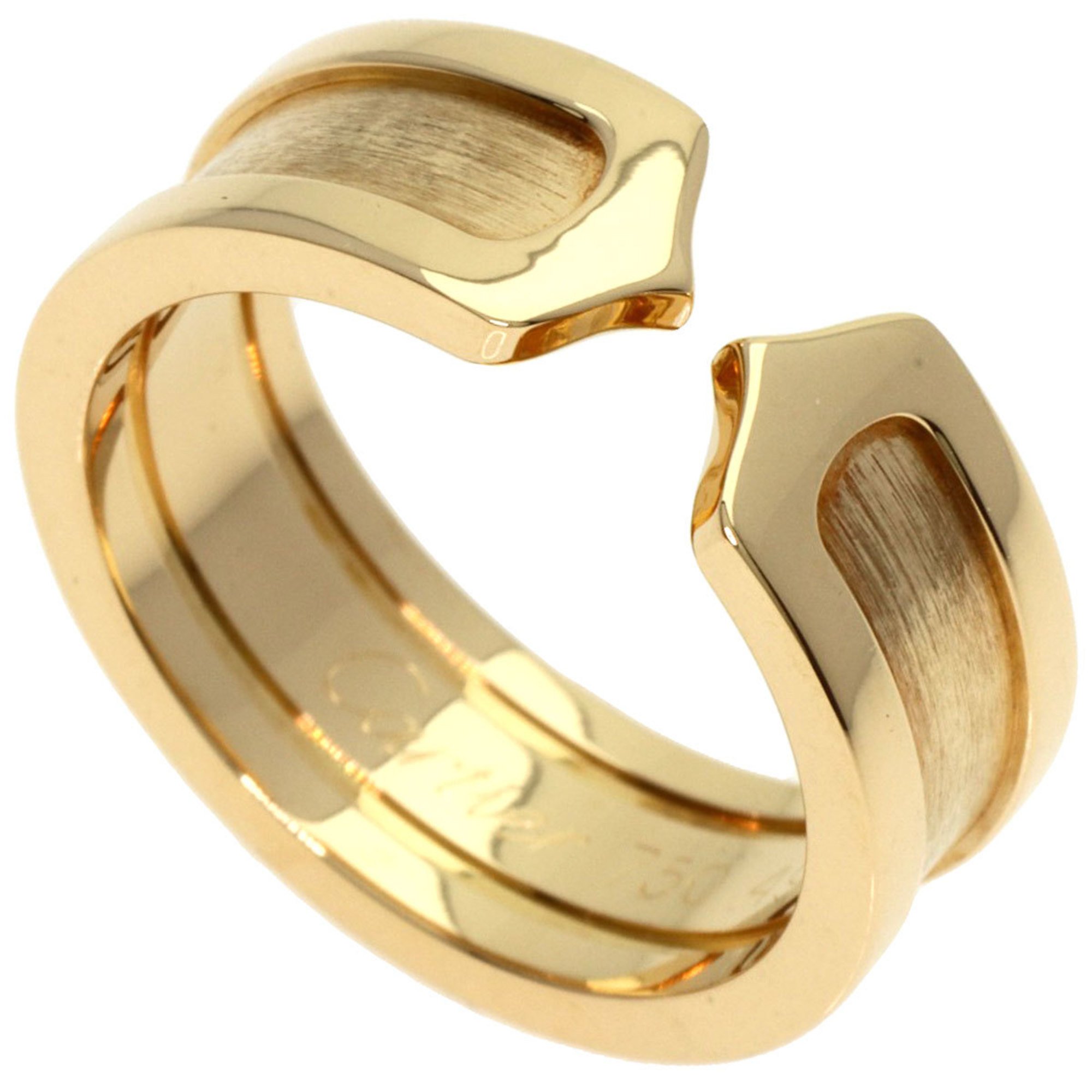 Cartier C2 Ring SM #49 Ring, K18 Yellow Gold, Women's CARTIER