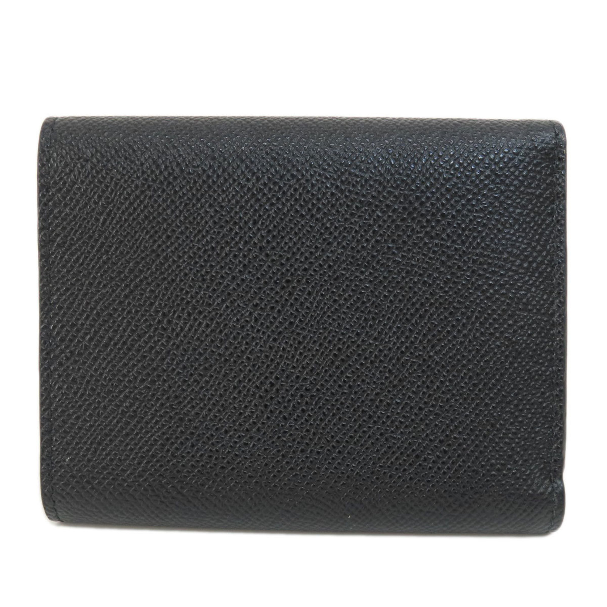 BVLGARI Tri-fold Wallet Bi-fold Leather Women's