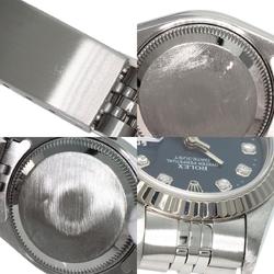 Rolex 69174G Datejust 10P Diamond Watch Stainless Steel SS Ladies ROLEX