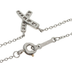 Tiffany Kiss Paloma Picasso Diamond Necklace Platinum PT950 Women's TIFFANY&Co.