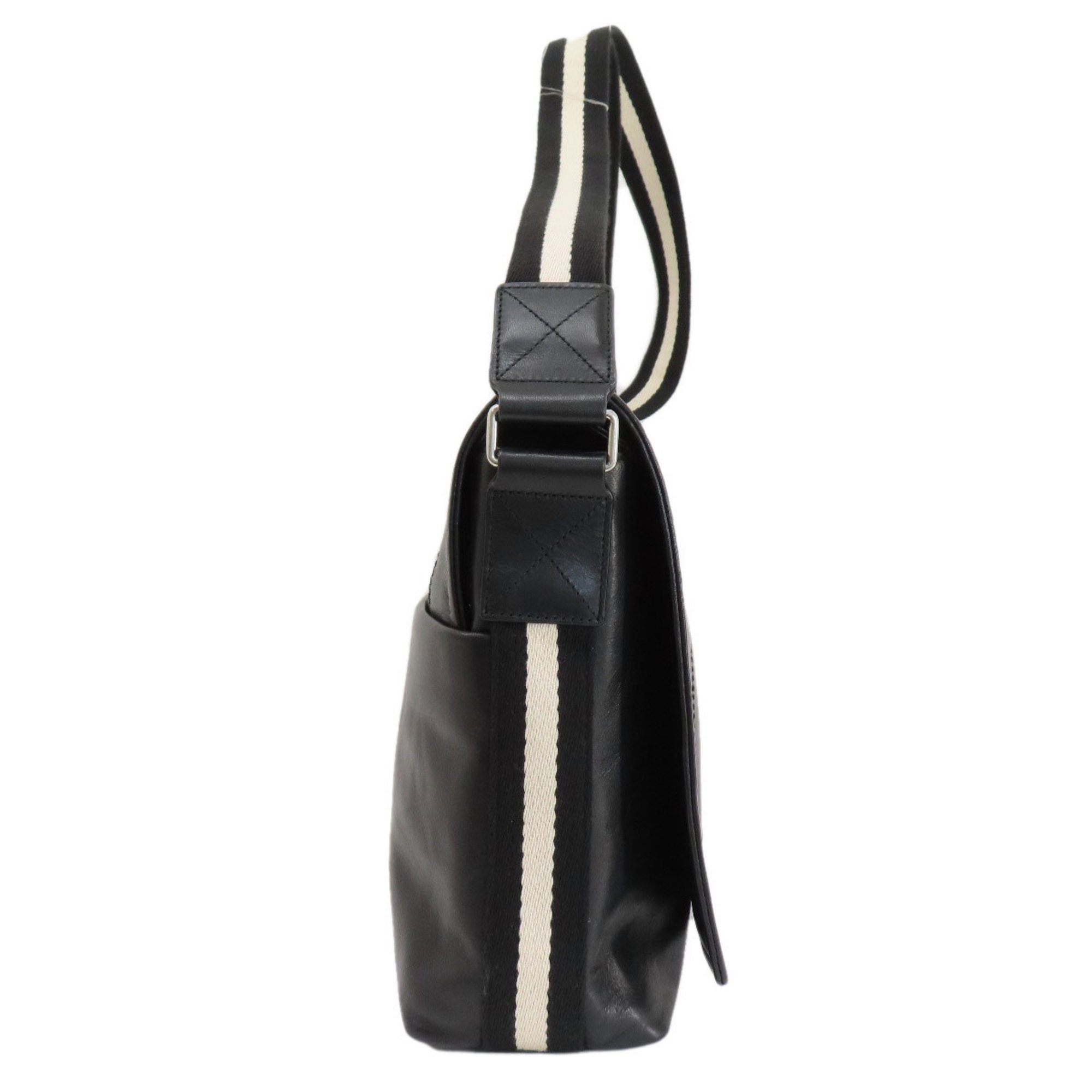 BALLY Bally Stripe Shoulder Bag Leather Women's