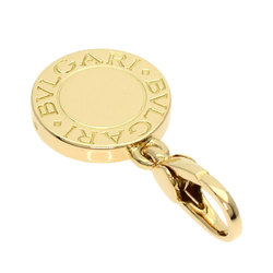 BVLGARI Diamond Pendant Top K18 Yellow Gold Women's