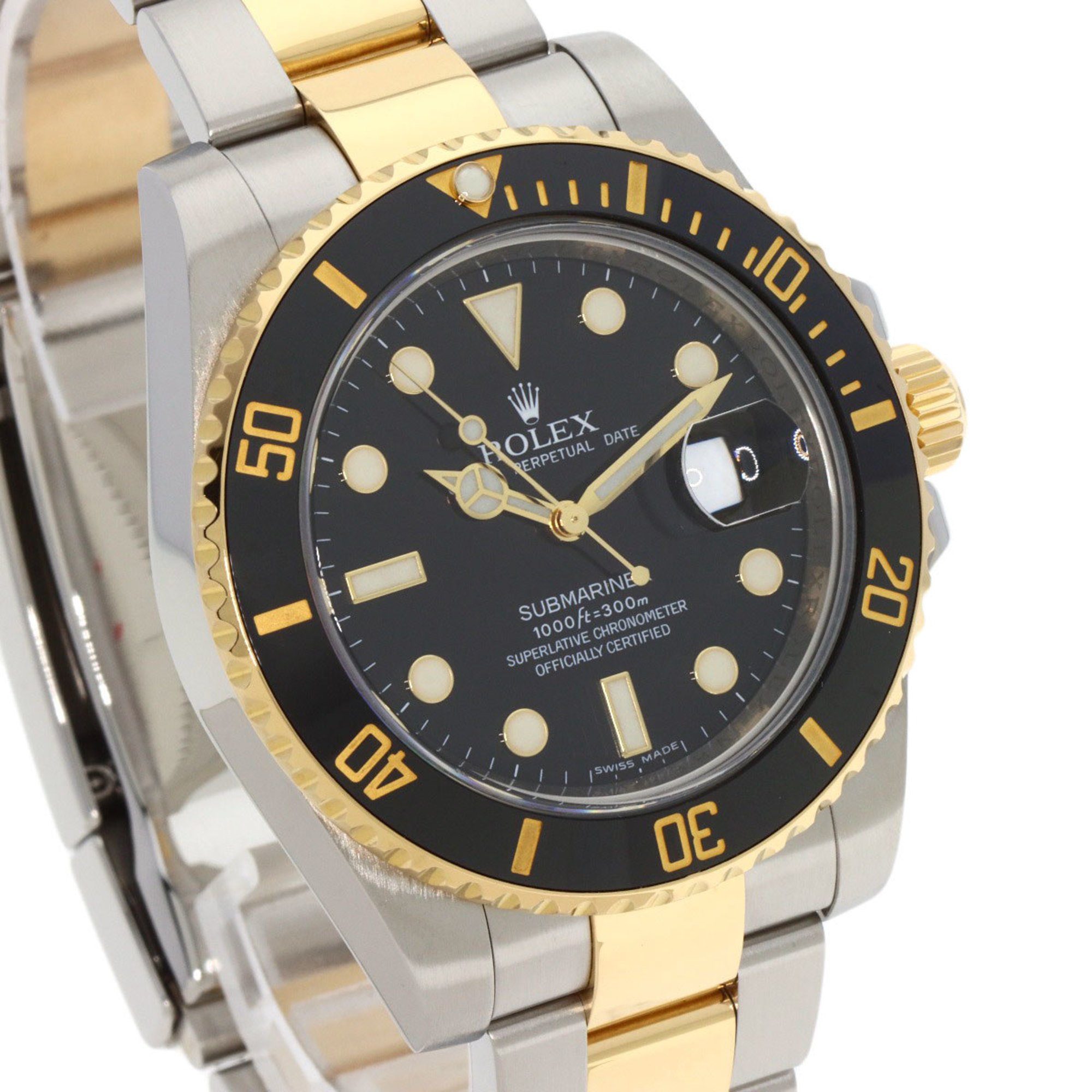 Rolex 116613LN Submariner Date Watch Stainless Steel SSxK18YG Men's ROLEX