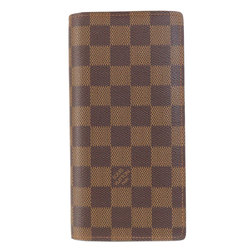 Louis Vuitton N60017 Portefeuille Brazza Old Long Wallet Damier Canvas Women's LOUIS VUITTON