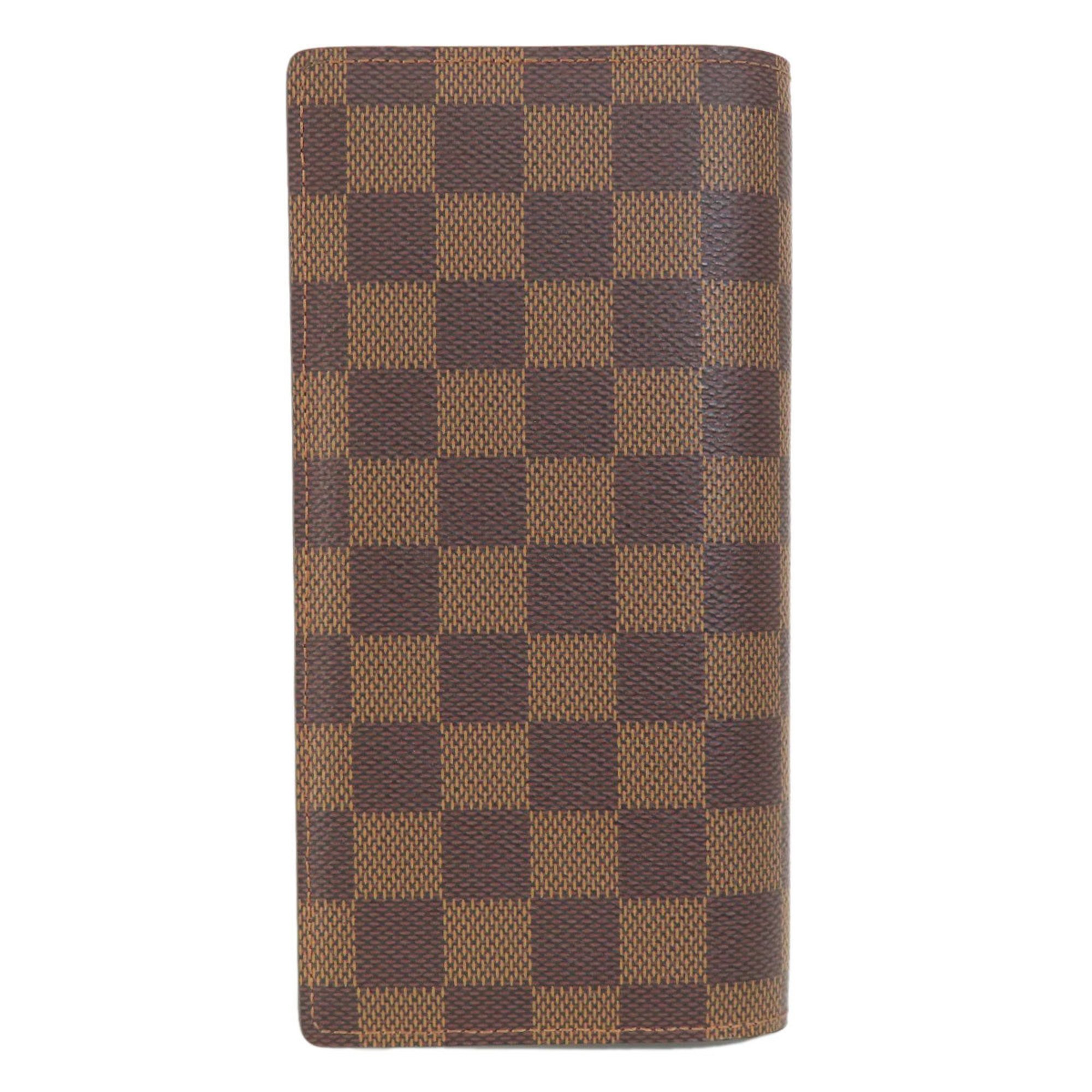 Louis Vuitton N60017 Portefeuille Brazza Old Long Wallet Damier Canvas Women's LOUIS VUITTON