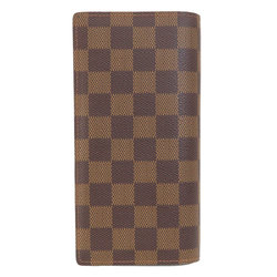 Louis Vuitton N60017 Portefeuille Brazza Old Long Wallet Damier Canvas Women's LOUIS VUITTON