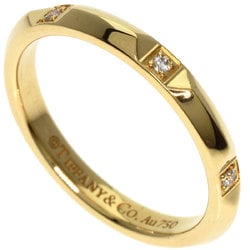 Tiffany True Band 6P Diamond Ring, 18K Yellow Gold, Women's, TIFFANY&Co.