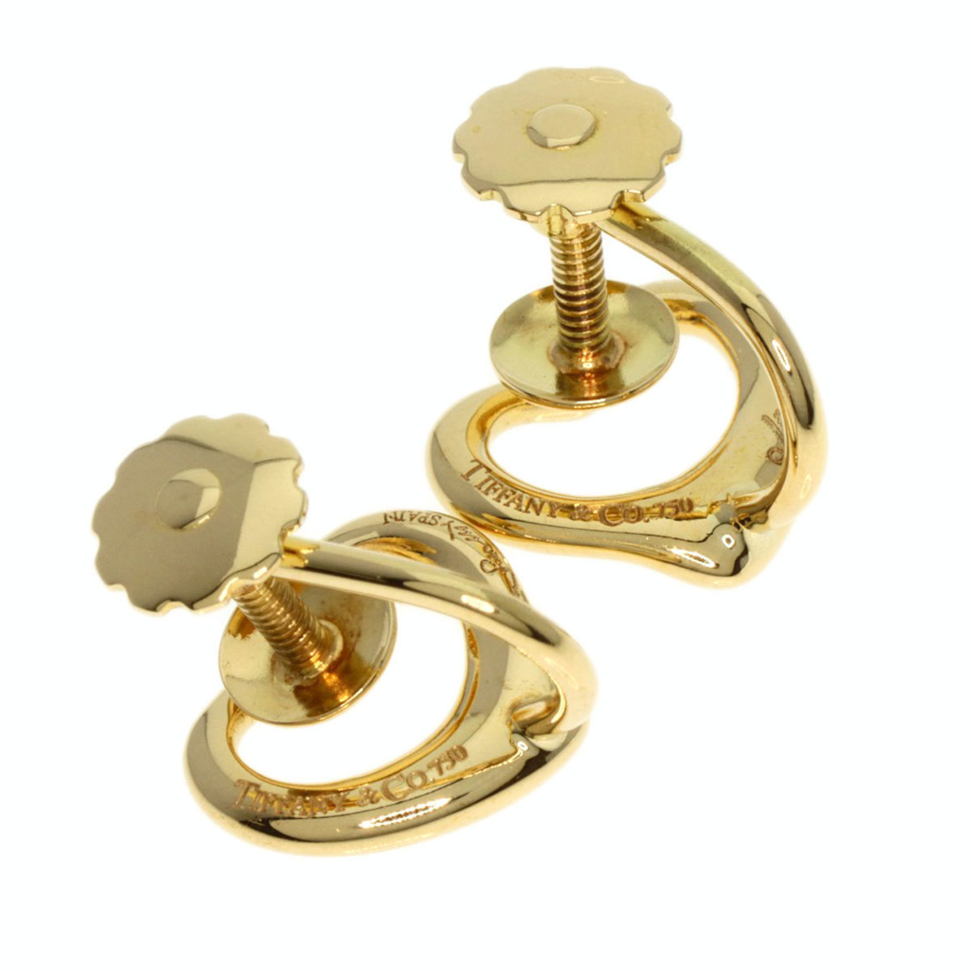 Tiffany Heart Earrings, 18k Yellow Gold, Women's, TIFFANY&Co.