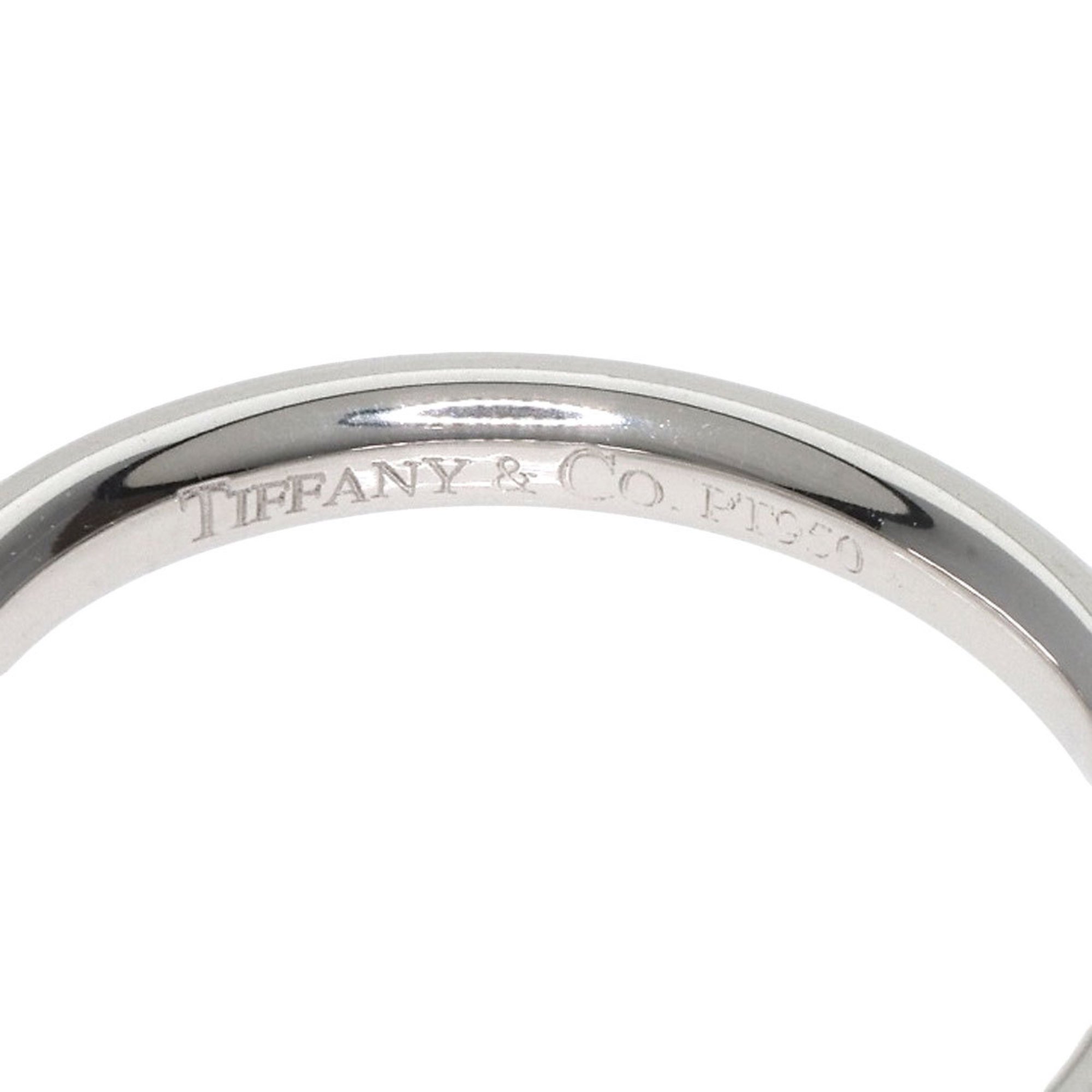 Tiffany & Co. Curved Band Diamond Ring, Platinum PT950, Women's, TIFFANY