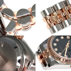 Rolex 179171G Datejust 10P Diamond Watch Stainless Steel SSxK18PG K18PG Ladies ROLEX