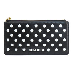 Miu Miu Miu Dot Wallet/Coin Case Leather Women's MIUMIU