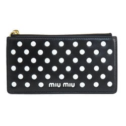 Miu Miu Miu Dot Wallet/Coin Case Leather Women's MIUMIU