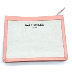 Balenciaga 410119 Men's Women's Bag Cluch Bag Clutch bag Natural x pink