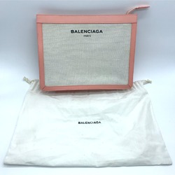 Balenciaga 410119 Men's Women's Bag Cluch Bag Clutch bag Natural x pink