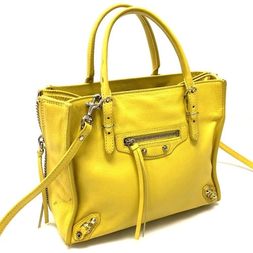 Balenciaga 357333 Tote Bag Bag 2Way Hand Bag Shoulder Bag yellow | eLADY  Globazone