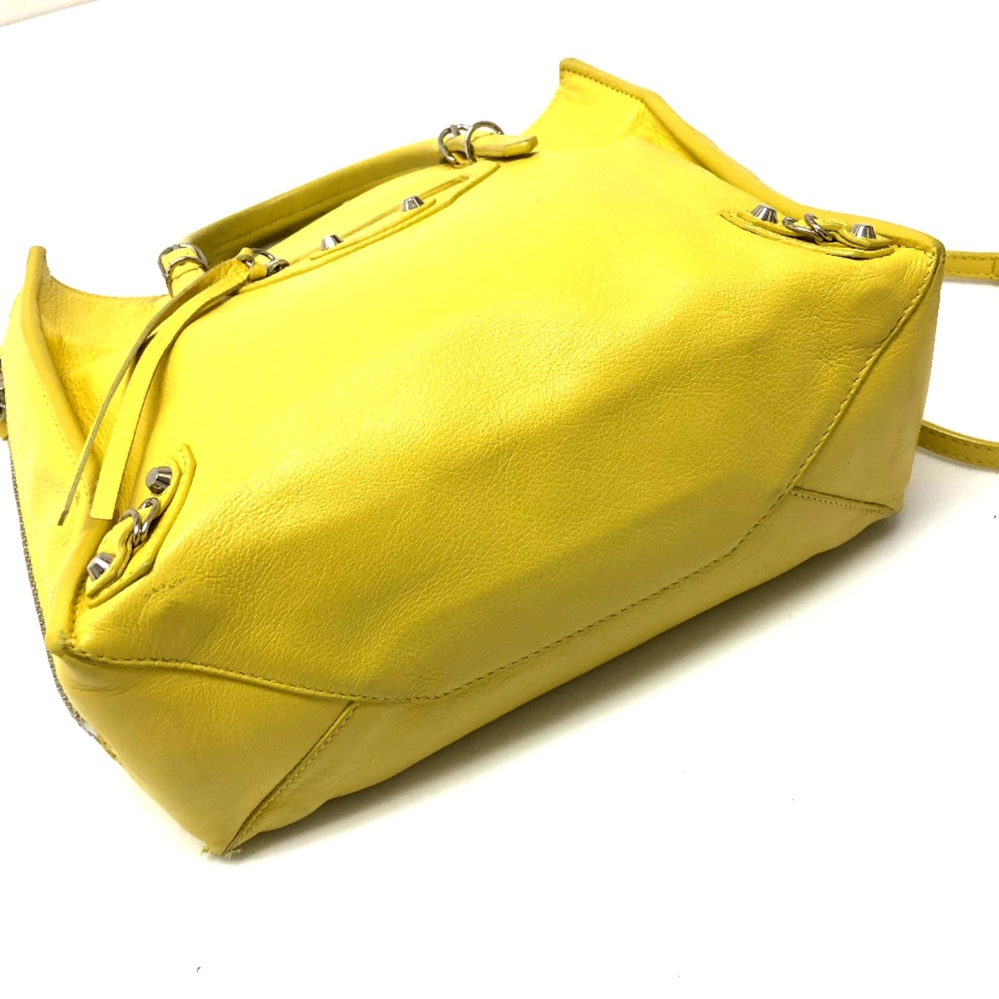 Balenciaga 357333 Tote Bag Bag 2Way Hand Bag Shoulder Bag yellow